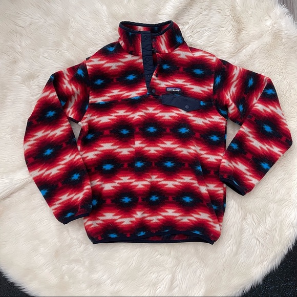 Patagonia Jackets & Blazers - Patagonia Wild Desert Aztec Print Synchilla fleece